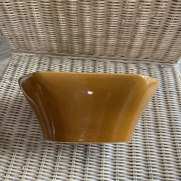 CRATE & BARREL STONEWARE CRANBERRY MOLD THANKSGIVING PUMPKIN FALL HALLOWEEN - Picture 5 of 9